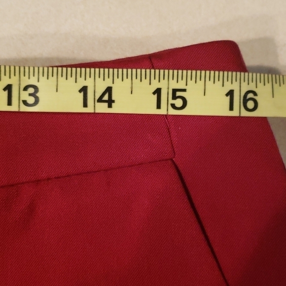 CHICO'S 1P Flare Career Dress Pants Cranberry EUC - Picture 10 of 15